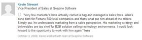 Kevin Stewart : VP Sales, Seapine Software Kevin Stewart